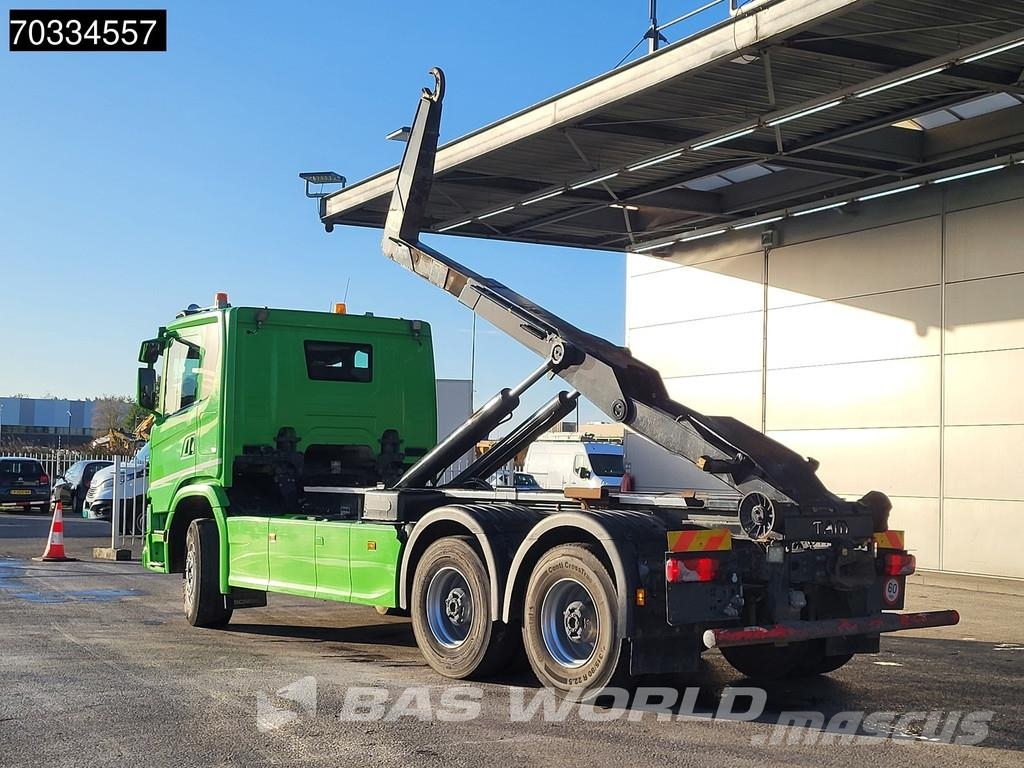 Scania G500 6X4 20tons Containersystem Big-Axle Full Stee شاحنات الرافعات الخطافية