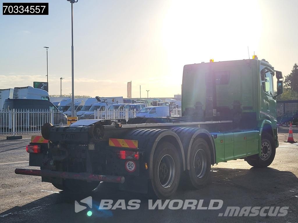 Scania G500 6X4 20tons Containersystem Big-Axle Full Stee شاحنات الرافعات الخطافية