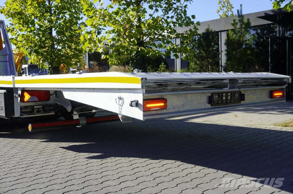 MAN TGM 26.320 6×2-4 tow truck / NEW Galvanized 9.2 m Platforminiai/Gerviniai sunkvežimiai