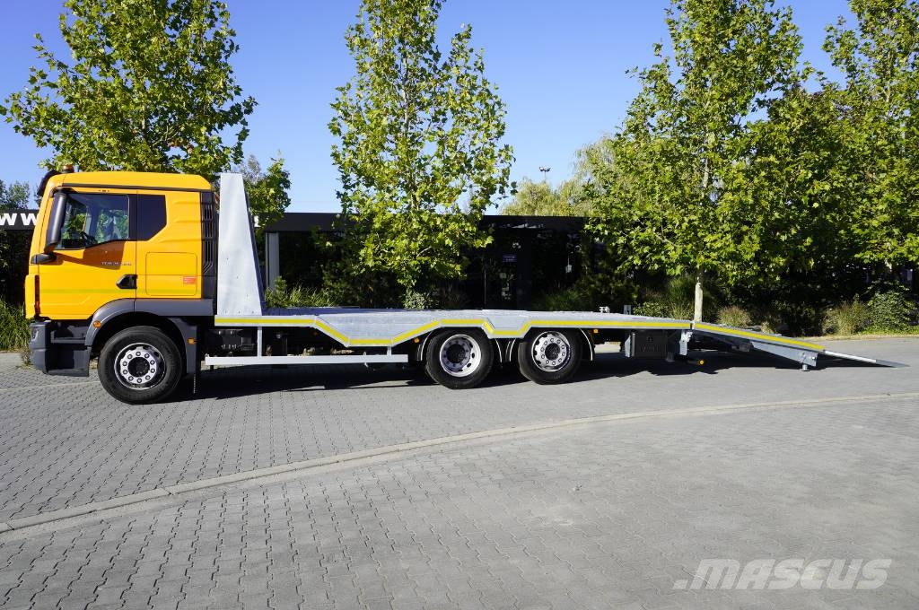 MAN TGM 26.320 6×2-4 tow truck / NEW Galvanized 9.2 m Platforminiai/Gerviniai sunkvežimiai