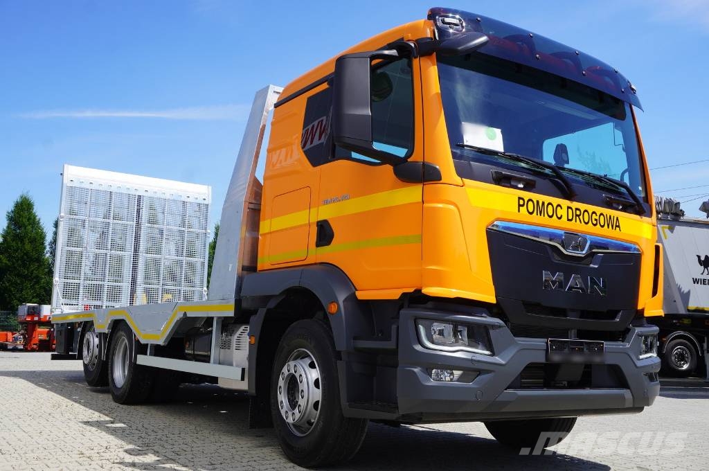 MAN TGM 26.320 6×2-4 tow truck / NEW Galvanized 9.2 m Düz Platformlu Oto Çekiciler/vinçli kamyonlar