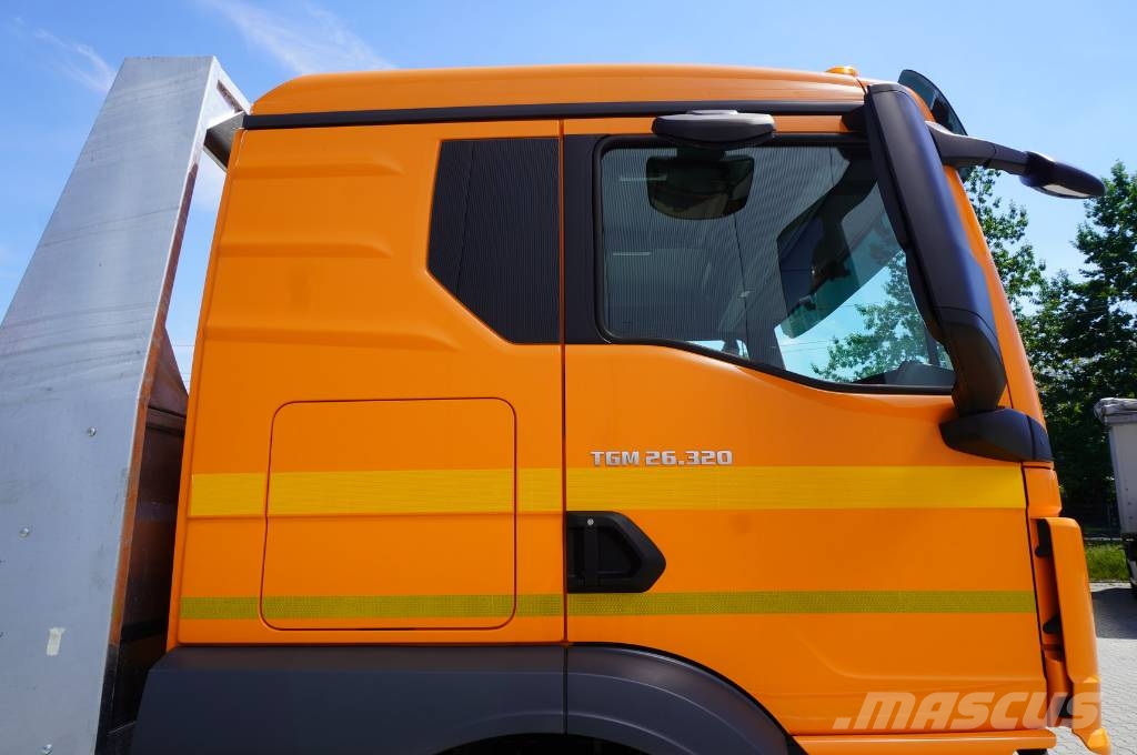 MAN TGM 26.320 6×2-4 tow truck / NEW Galvanized 9.2 m Düz Platformlu Oto Çekiciler/vinçli kamyonlar