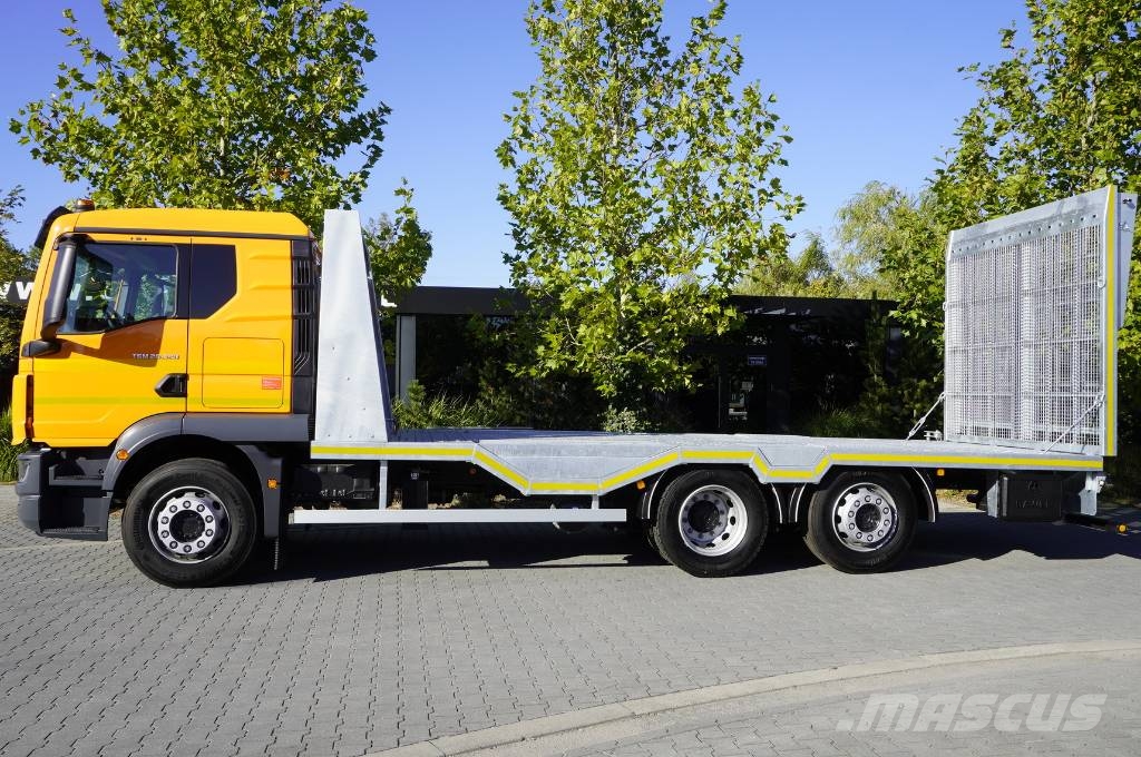 MAN TGM 26.320 6×2-4 tow truck / NEW Galvanized 9.2 m Platforminiai/Gerviniai sunkvežimiai