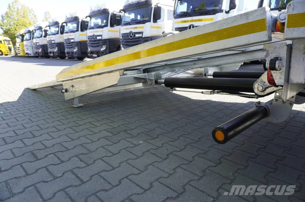 MAN TGM 26.320 6×2-4 tow truck / NEW Galvanized 9.2 m Platforminiai/Gerviniai sunkvežimiai