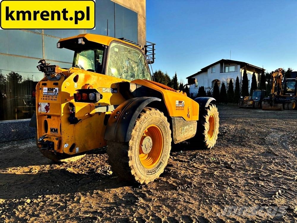 JCB 542-70 AGRI SUPER 130 KM 40 KM/H ŁADOWARKA TELESKO 伸缩臂叉装车|叉装车