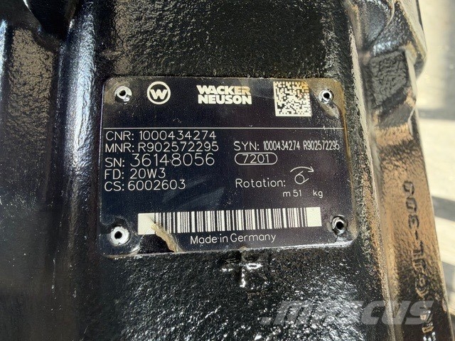 Rexroth AXIAL-PISTON PUMP AL A10V O100 wacker neuson هيدروليات