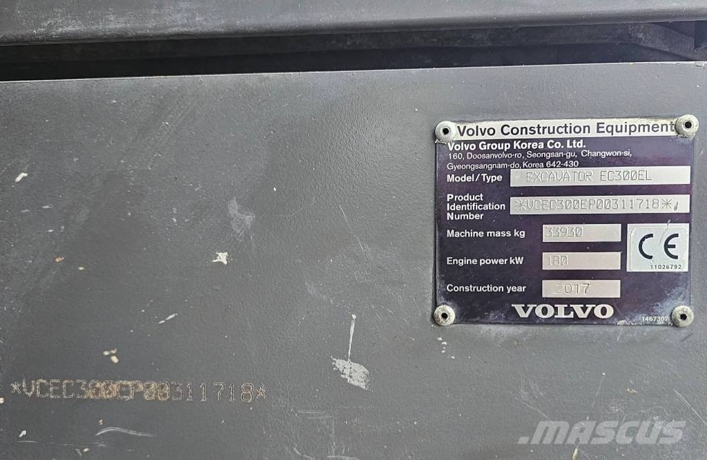 Volvo EC 300 EL حفارات زحافة