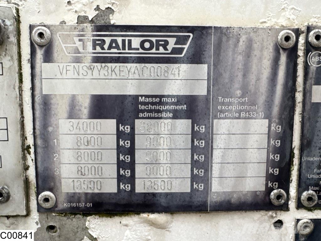 Trailor Fuel ADR, 40119 Liter, 9 Comp Semirremolques cisterna