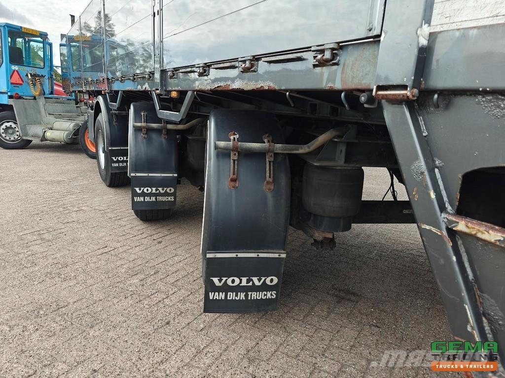 Kennis TPD.348.C-B 11.5m Open Loading Bed Aluminium Sideb نصف مقطورات مسطحة / مفصلية الجوانب