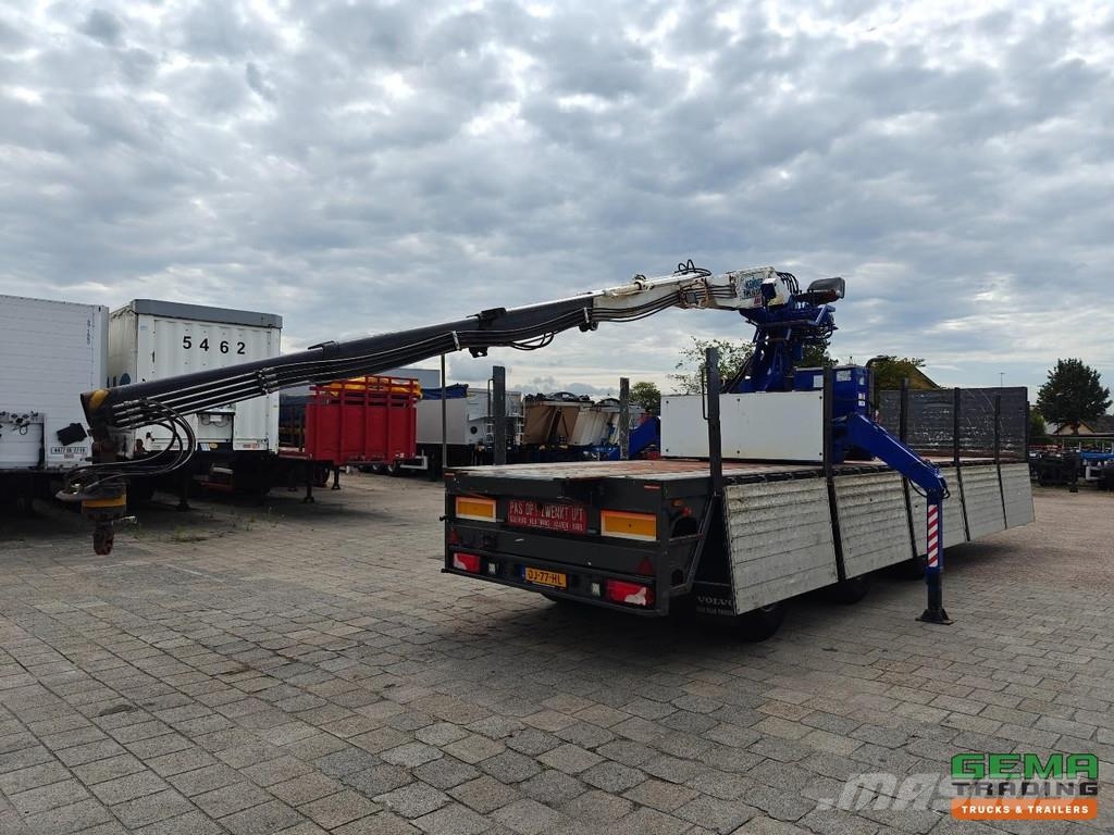 Kennis TPD.348.C-B 11.5m Open Loading Bed Aluminium Sideb نصف مقطورات مسطحة / مفصلية الجوانب
