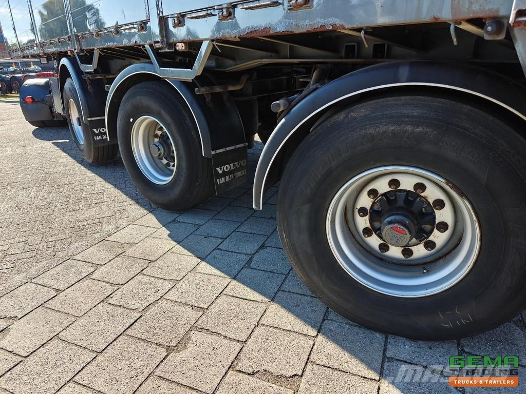 Kennis TPD.348.C-B 11.5m Open Loading Bed Aluminium Sideb Semi-trailer med lad/flatbed