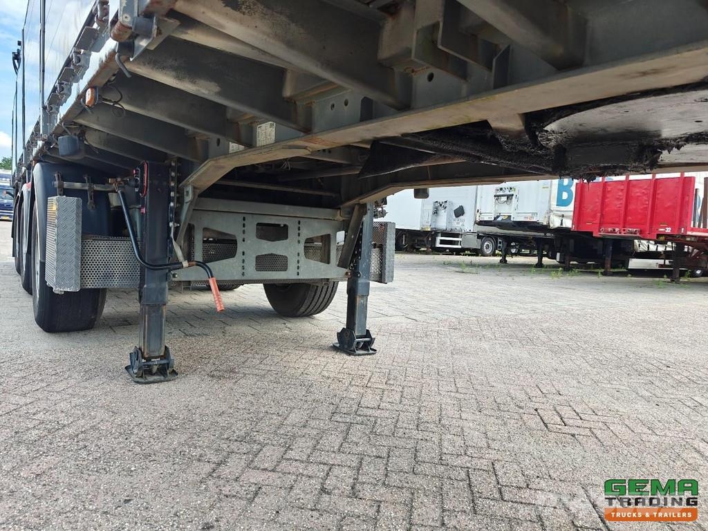 Kennis TPD.348.C-B 11.5m Open Loading Bed Aluminium Sideb نصف مقطورات مسطحة / مفصلية الجوانب