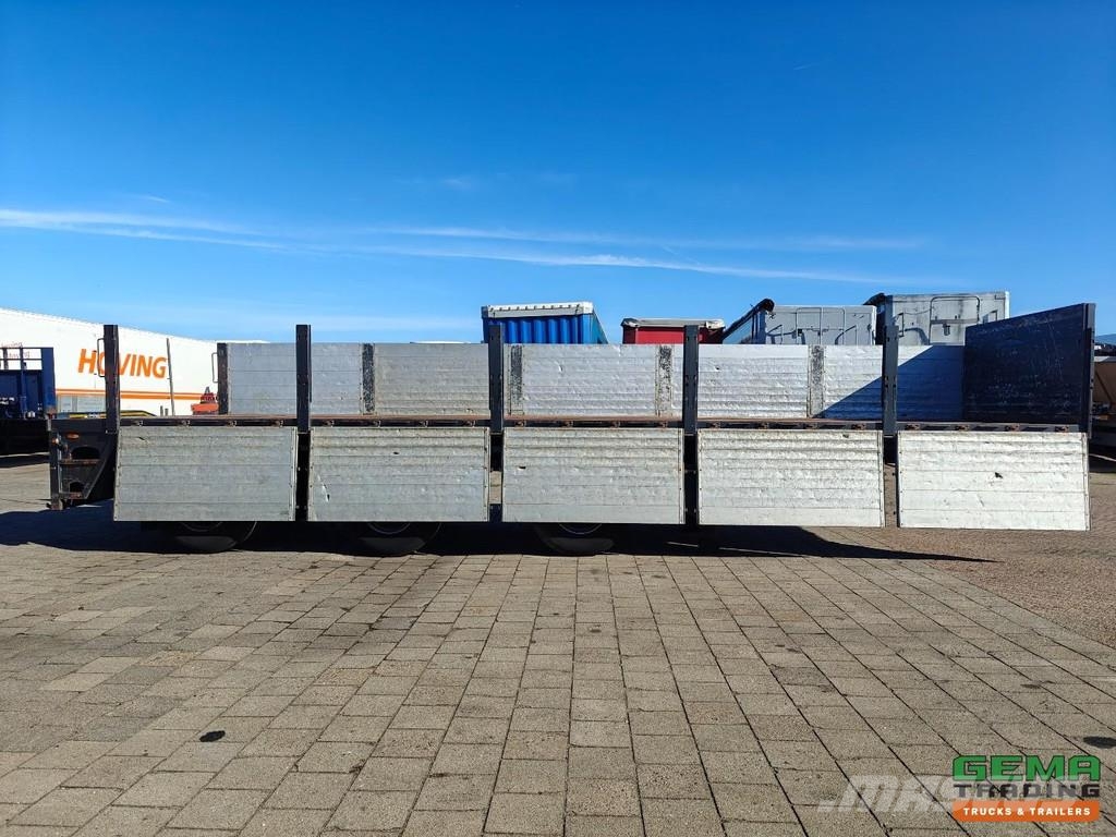 Kennis TPD.348.C-B 11.5m Open Loading Bed Aluminium Sideb Semi-trailer med lad/flatbed