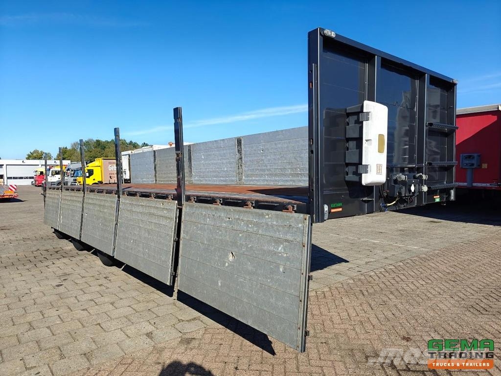 Kennis TPD.348.C-B 11.5m Open Loading Bed Aluminium Sideb Semi-trailer med lad/flatbed
