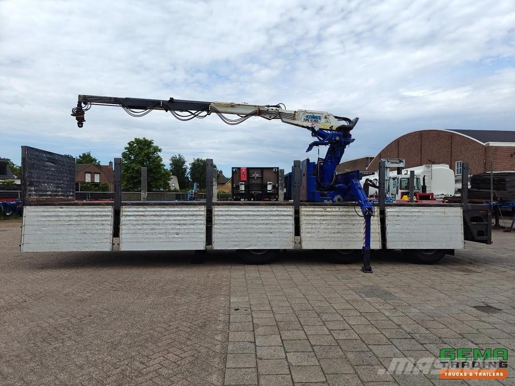 Kennis TPD.348.C-B 11.5m Open Loading Bed Aluminium Sideb نصف مقطورات مسطحة / مفصلية الجوانب