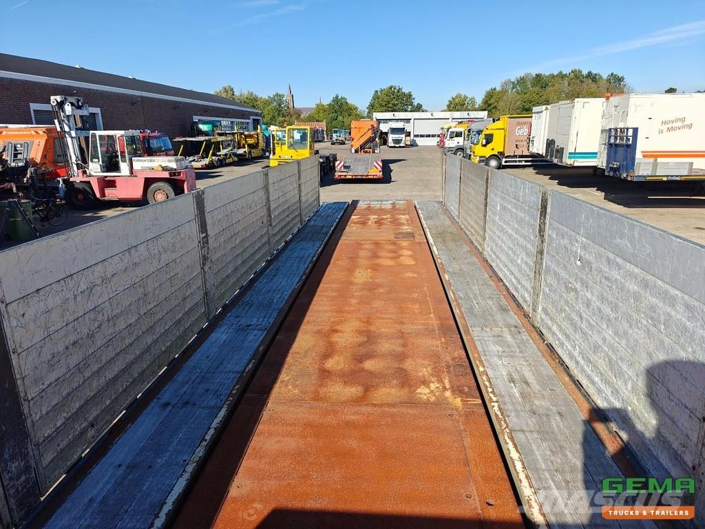 Kennis TPD.348.C-B 11.5m Open Loading Bed Aluminium Sideb Semi-trailer med lad/flatbed
