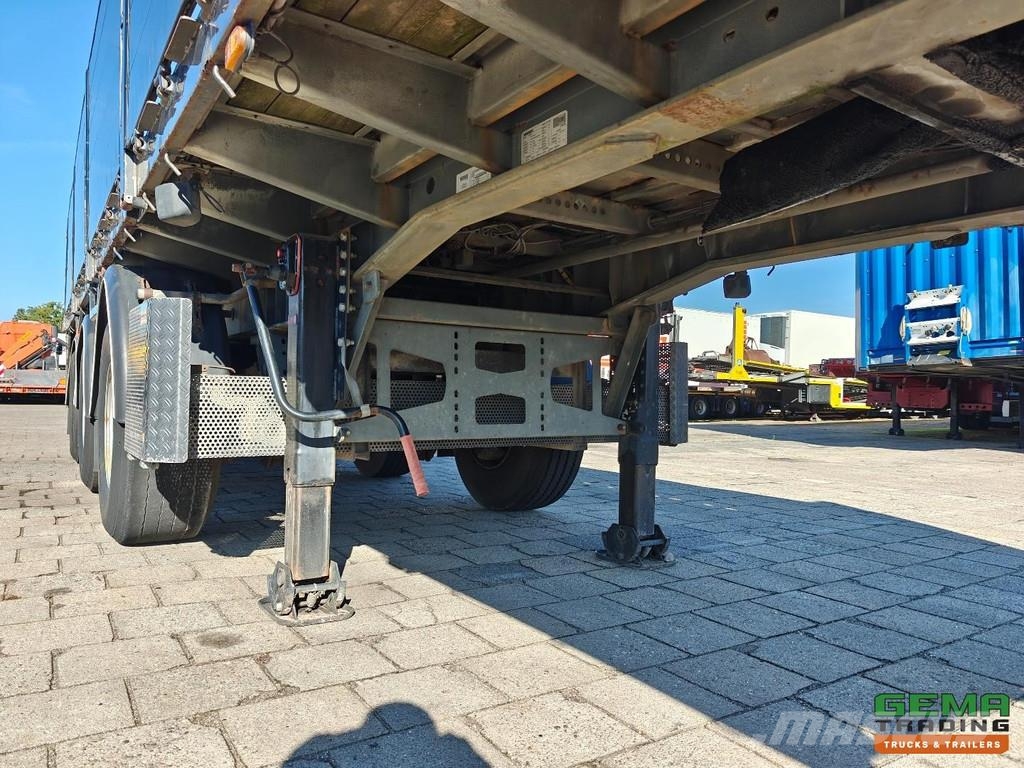 Kennis TPD.348.C-B 11.5m Open Loading Bed Aluminium Sideb Semi-trailer med lad/flatbed