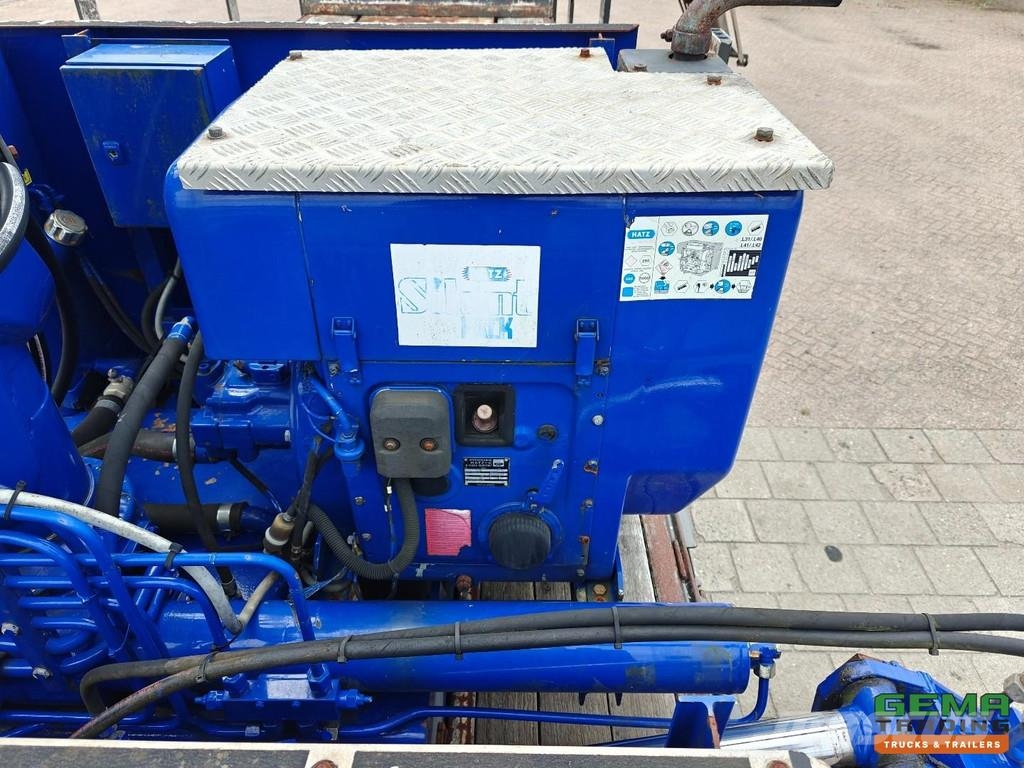 Kennis TPD.348.C-B 11.5m Open Loading Bed Aluminium Sideb نصف مقطورات مسطحة / مفصلية الجوانب