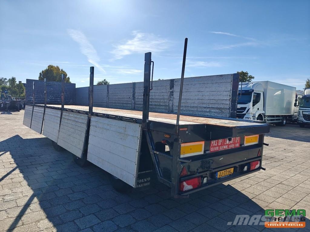 Kennis TPD.348.C-B 11.5m Open Loading Bed Aluminium Sideb Semi-trailer med lad/flatbed