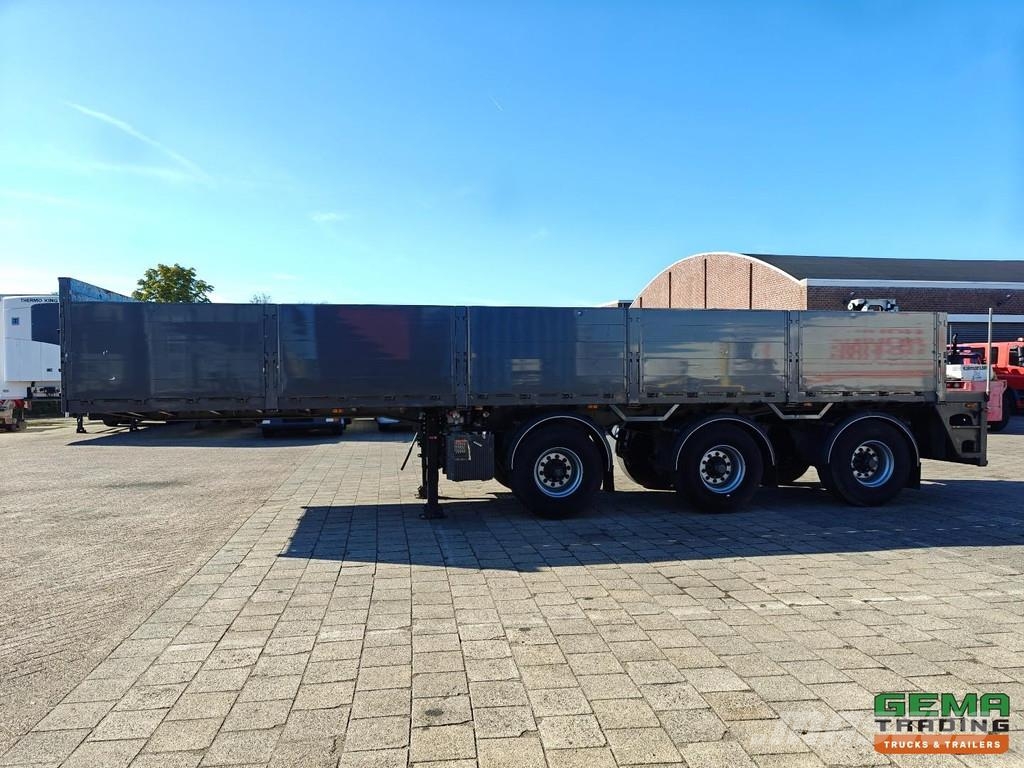 Kennis TPD.348.C-B 11.5m Open Loading Bed Aluminium Sideb Semi-trailer med lad/flatbed