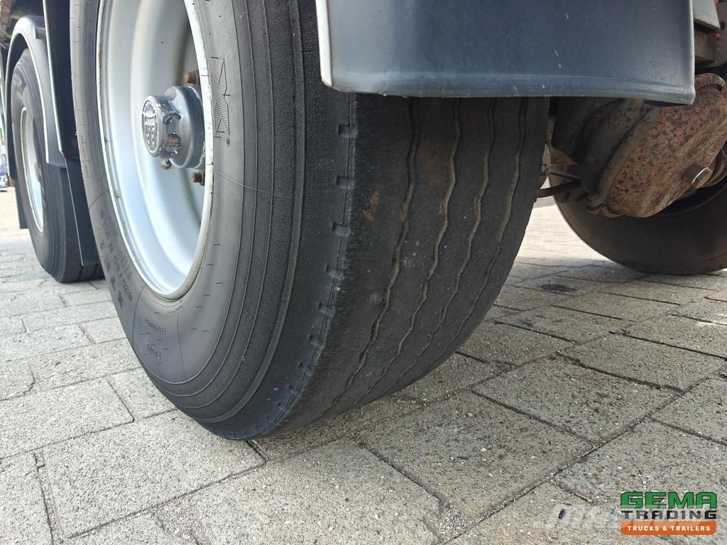 Kennis TPD.348.C-B 11.5m Open Loading Bed Aluminium Sideb نصف مقطورات مسطحة / مفصلية الجوانب