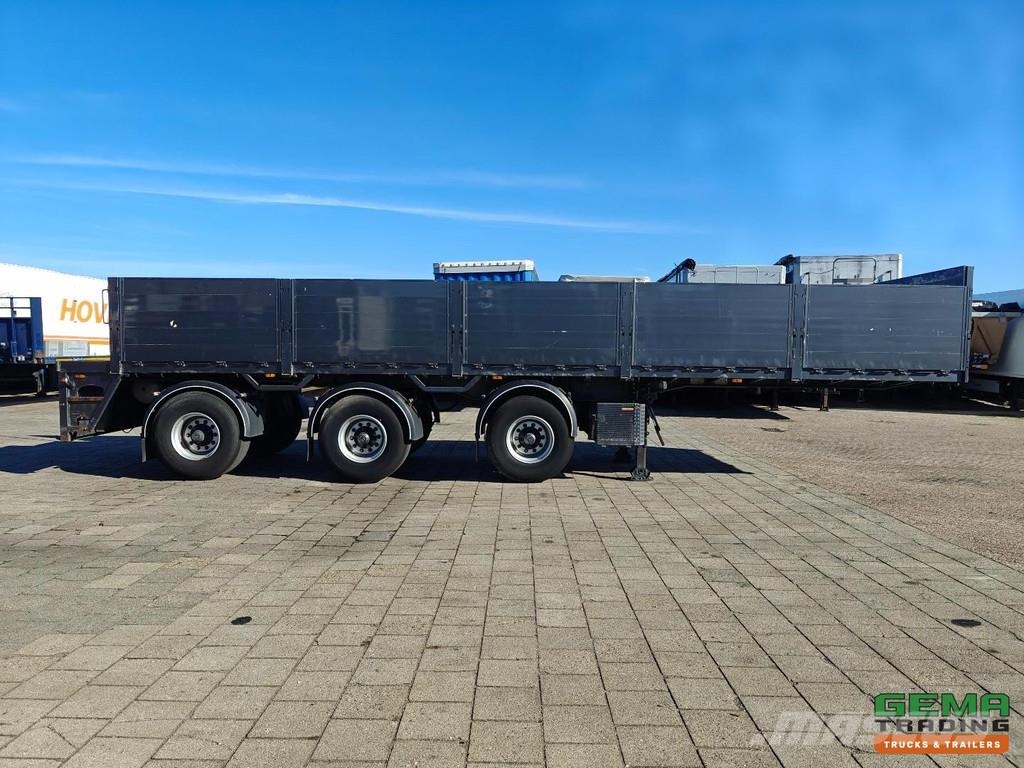 Kennis TPD.348.C-B 11.5m Open Loading Bed Aluminium Sideb Semi-trailer med lad/flatbed