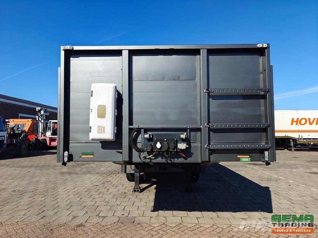Kennis TPD.348.C-B 11.5m Open Loading Bed Aluminium Sideb Semi-trailer med lad/flatbed