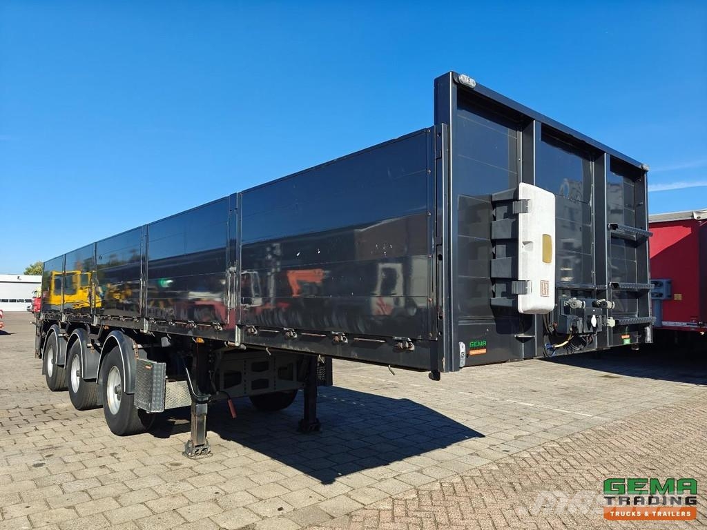 Kennis TPD.348.C-B 11.5m Open Loading Bed Aluminium Sideb Semi-trailer med lad/flatbed