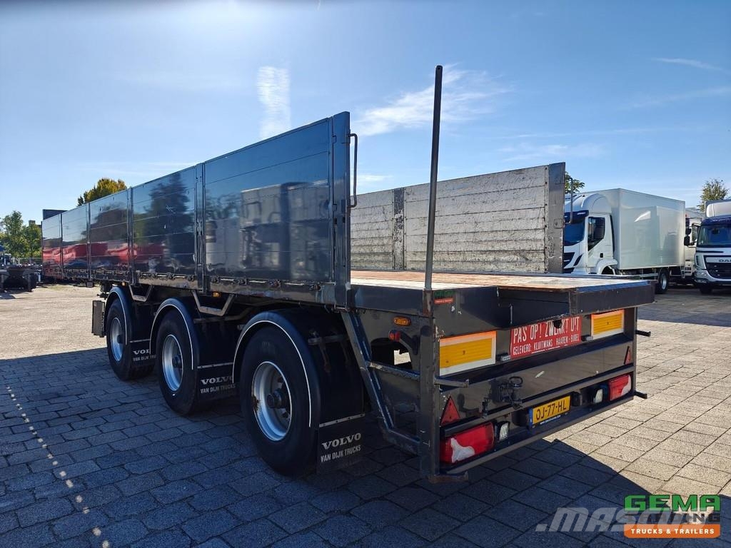 Kennis TPD.348.C-B 11.5m Open Loading Bed Aluminium Sideb Semi-trailer med lad/flatbed