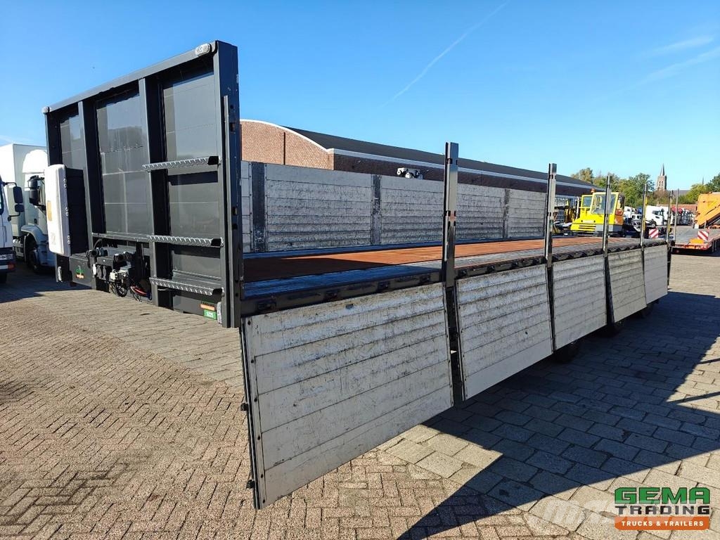 Kennis TPD.348.C-B 11.5m Open Loading Bed Aluminium Sideb Semi-trailer med lad/flatbed