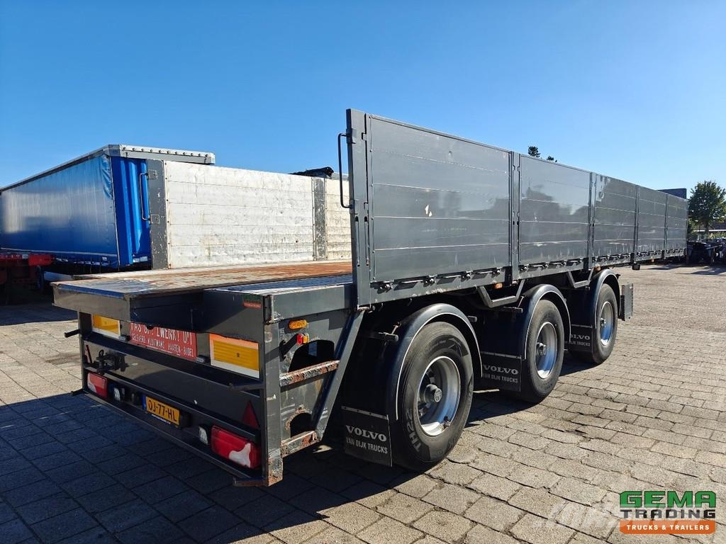 Kennis TPD.348.C-B 11.5m Open Loading Bed Aluminium Sideb Semi-trailer med lad/flatbed