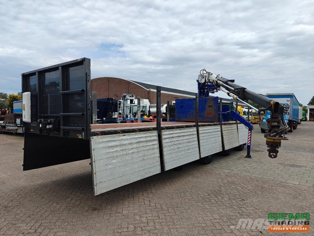 Kennis TPD.348.C-B 11.5m Open Loading Bed Aluminium Sideb نصف مقطورات مسطحة / مفصلية الجوانب