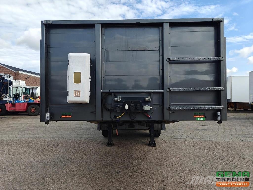Kennis TPD.348.C-B 11.5m Open Loading Bed Aluminium Sideb نصف مقطورات مسطحة / مفصلية الجوانب