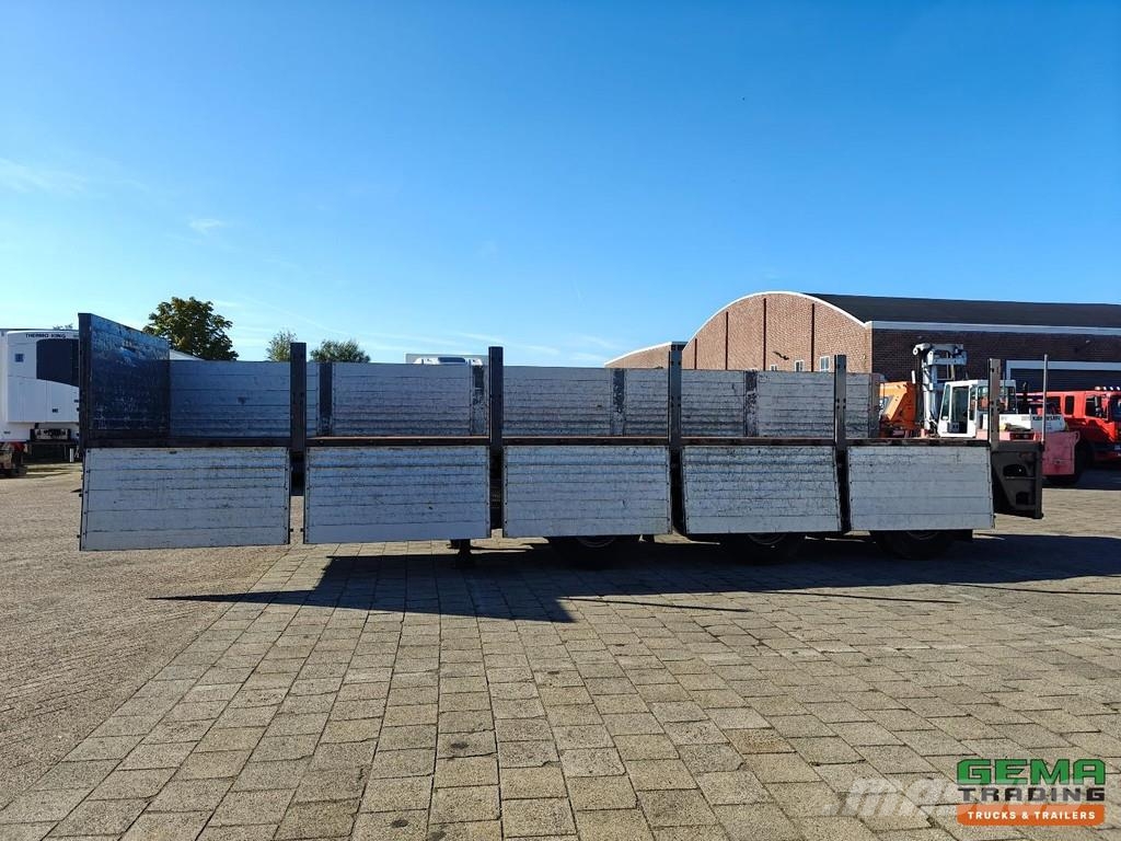 Kennis TPD.348.C-B 11.5m Open Loading Bed Aluminium Sideb Semi-trailer med lad/flatbed