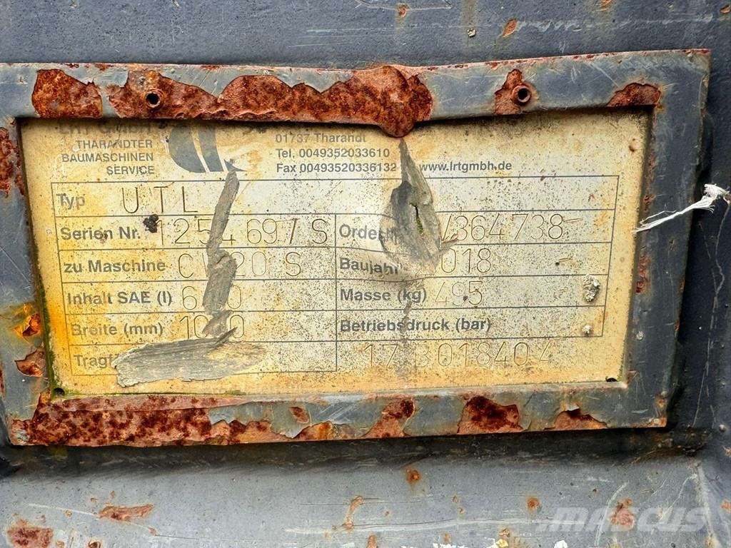 Verachtert Excavation bucket 1000mm CW20/30/40S Cucharones