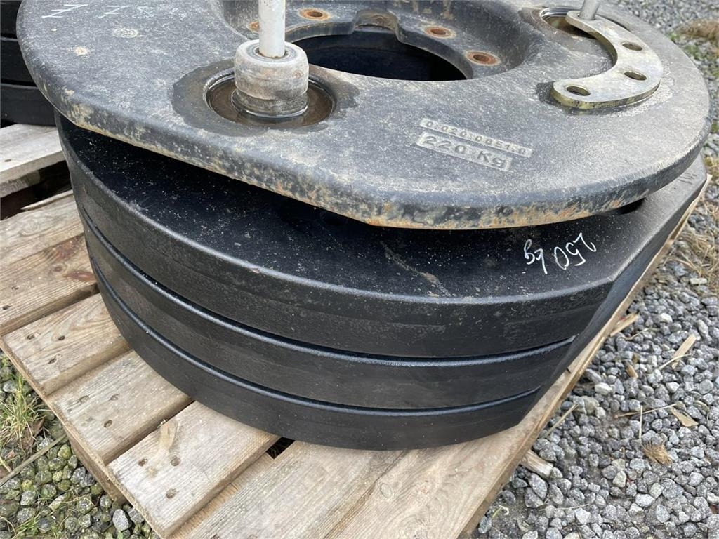 Deutz-Fahr Deutz Fahr Radgewichte, ca. 1950 kg Andet tilbehør til traktorer