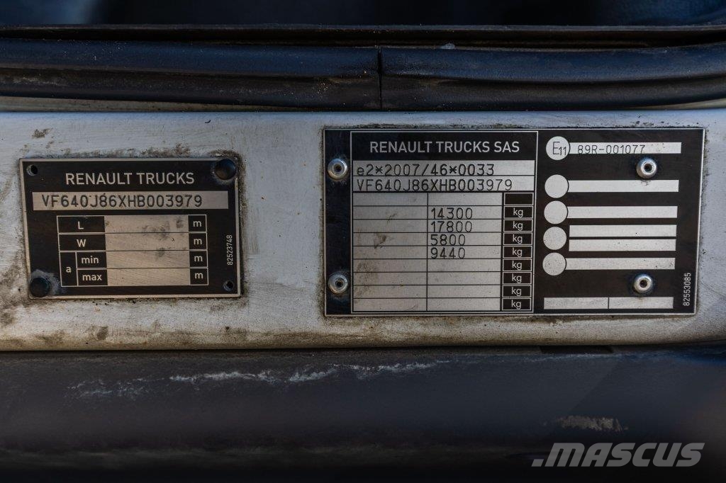 Renault D14.280 DXI+INTARDER+CARRIER SUPRA 750+DHOLLANDIA Kylmä-/Lämpökori kuorma-autot