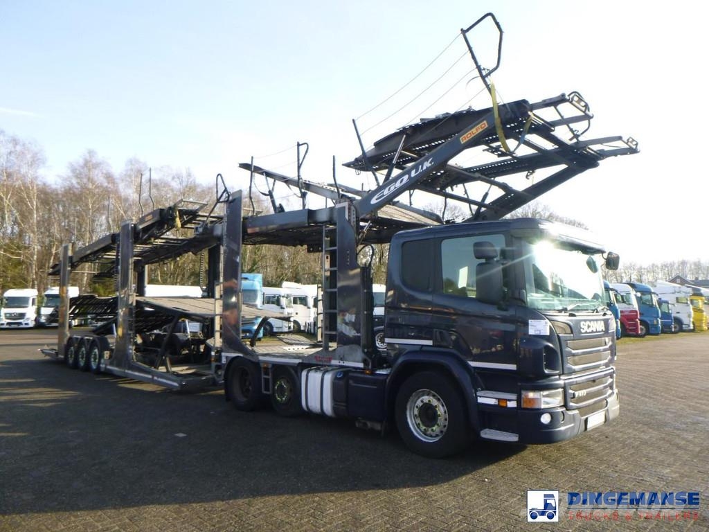 Scania P 410 6x2 RHD Rolfo car transporter Автовозы