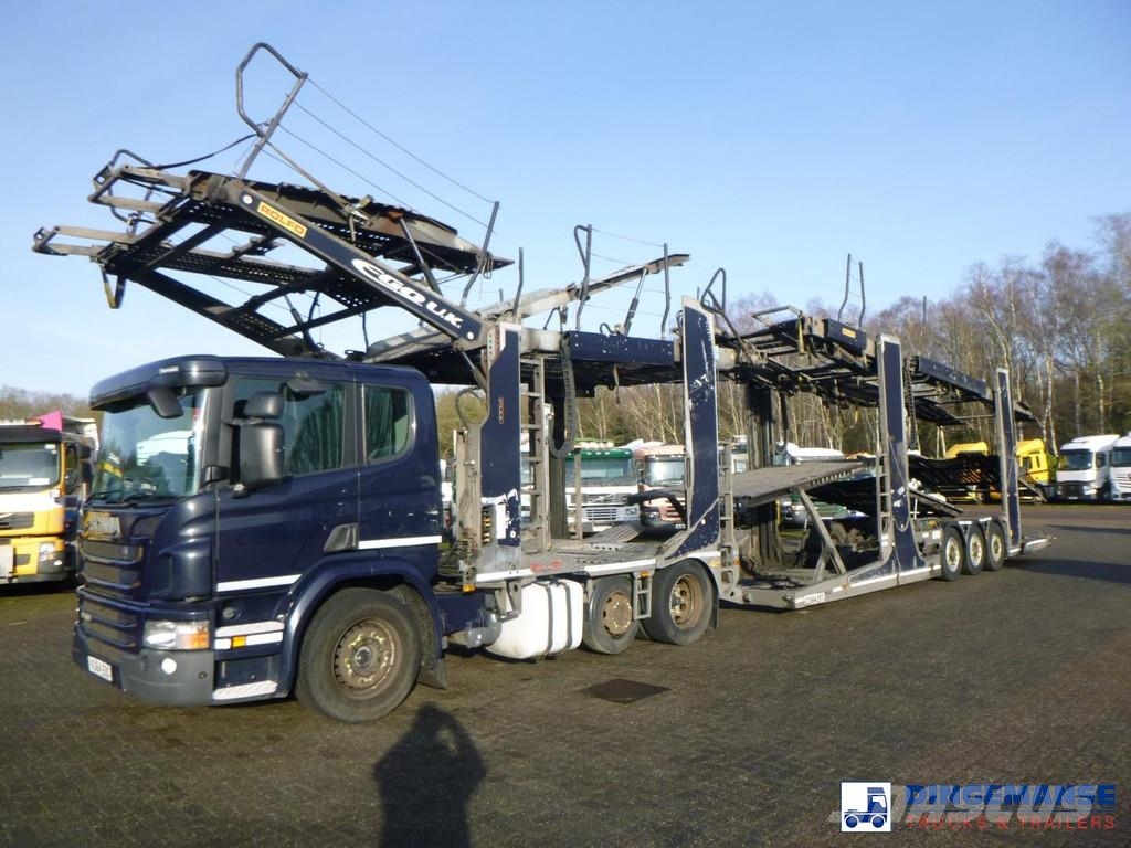 Scania P 410 6x2 RHD Rolfo car transporter Автовозы