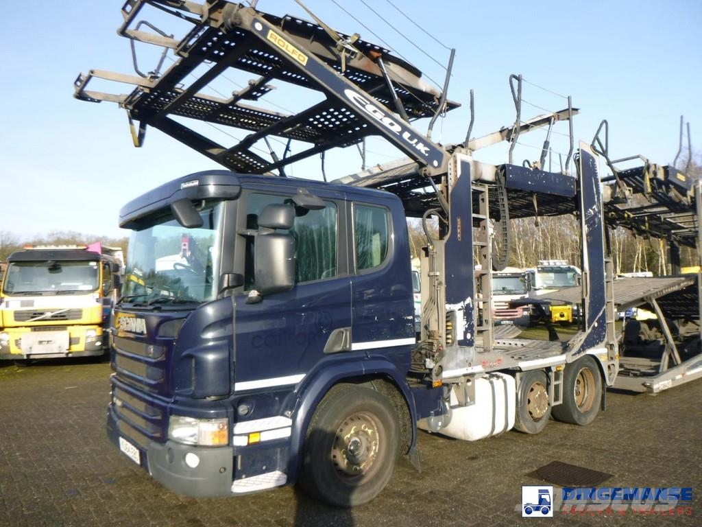 Scania P 410 6x2 RHD Rolfo car transporter Автовозы