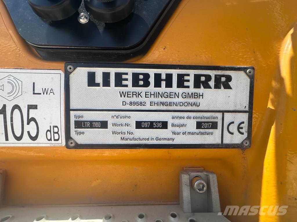 Liebherr LTR 1100 رافعات مجنزرة