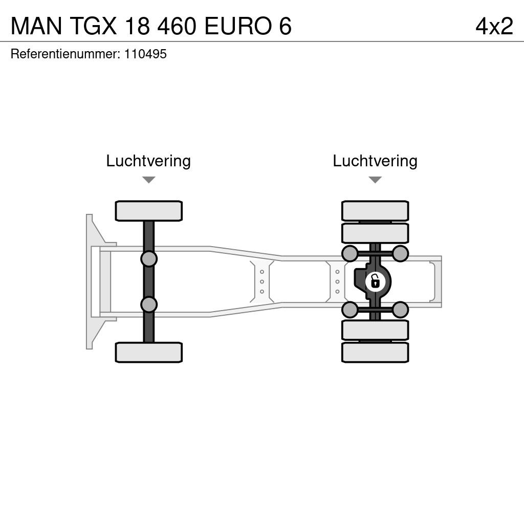MAN TGX 18 460 EURO 6 트랙터 유닛