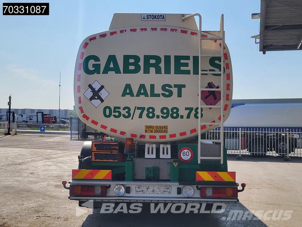 Mercedes-Benz Axor 2633 6X2 20.600 liter Stokota Fuel tanker 4 c Tankwagen
