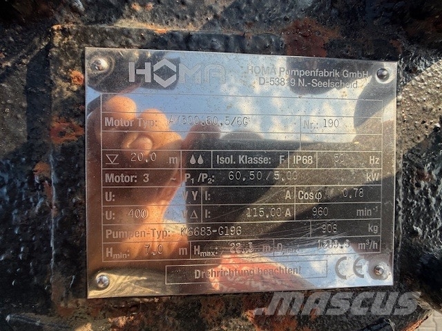 KSB HOMA AM 300.60.5/6G MASE 980 KG Гідронасоси