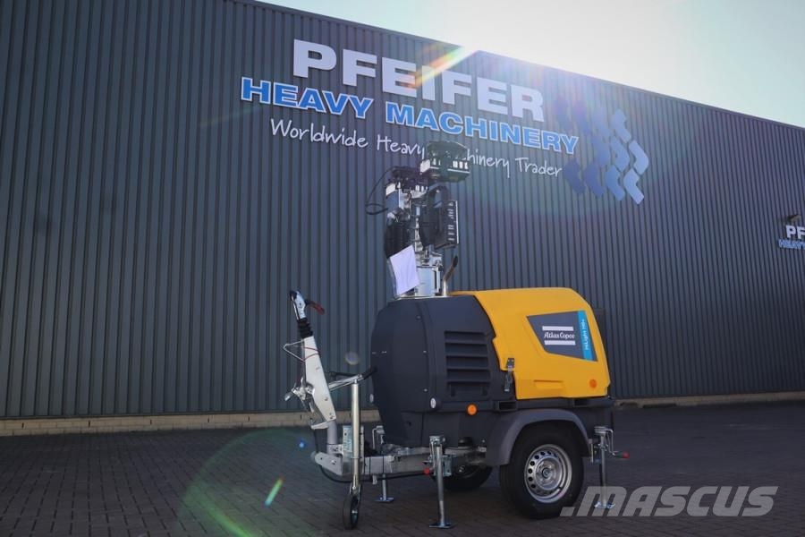 Atlas Copco Hilight H6+ Valid inspection, Max Boom Height 8m, أبراج خفيفة