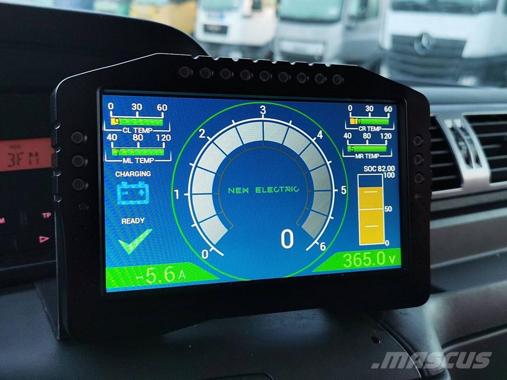 MAN E FULL ELECTRIC 172kWh 150km range شاحنات ذات هيكل صندوقي