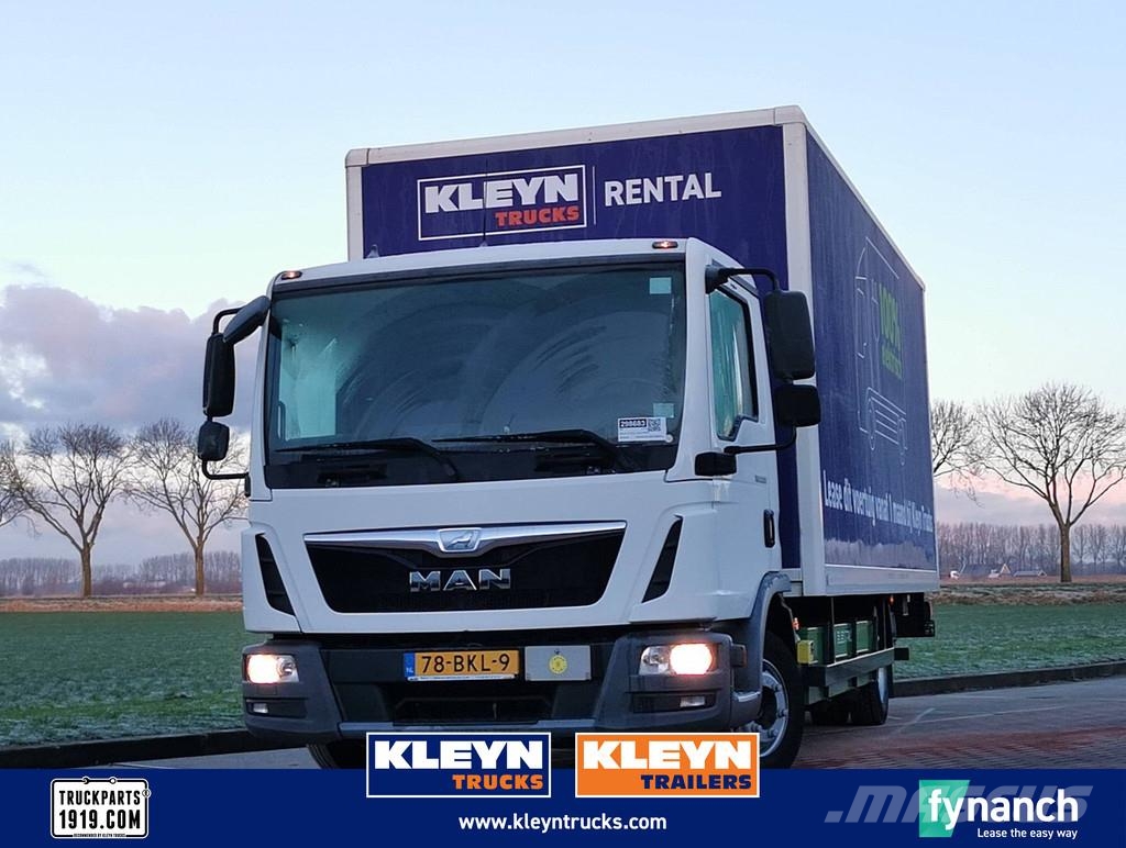 MAN E FULL ELECTRIC 172kWh 150km range شاحنات ذات هيكل صندوقي