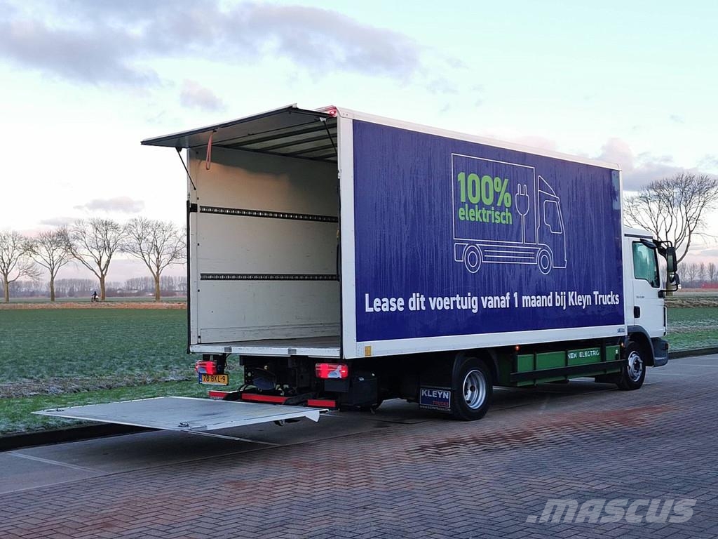 MAN E FULL ELECTRIC 172kWh 150km range شاحنات ذات هيكل صندوقي