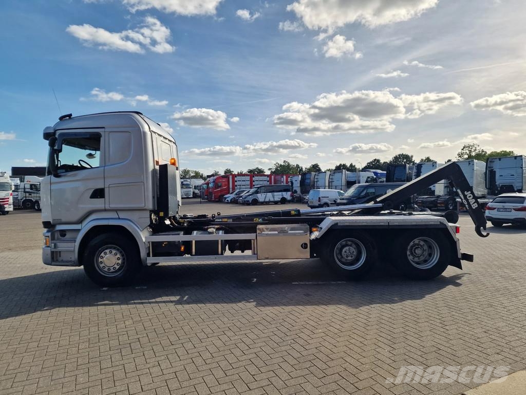 Scania R520 V8 6x2 - JOAB 20T Hooklift - Retarder - 4.50 Hook lift trucks