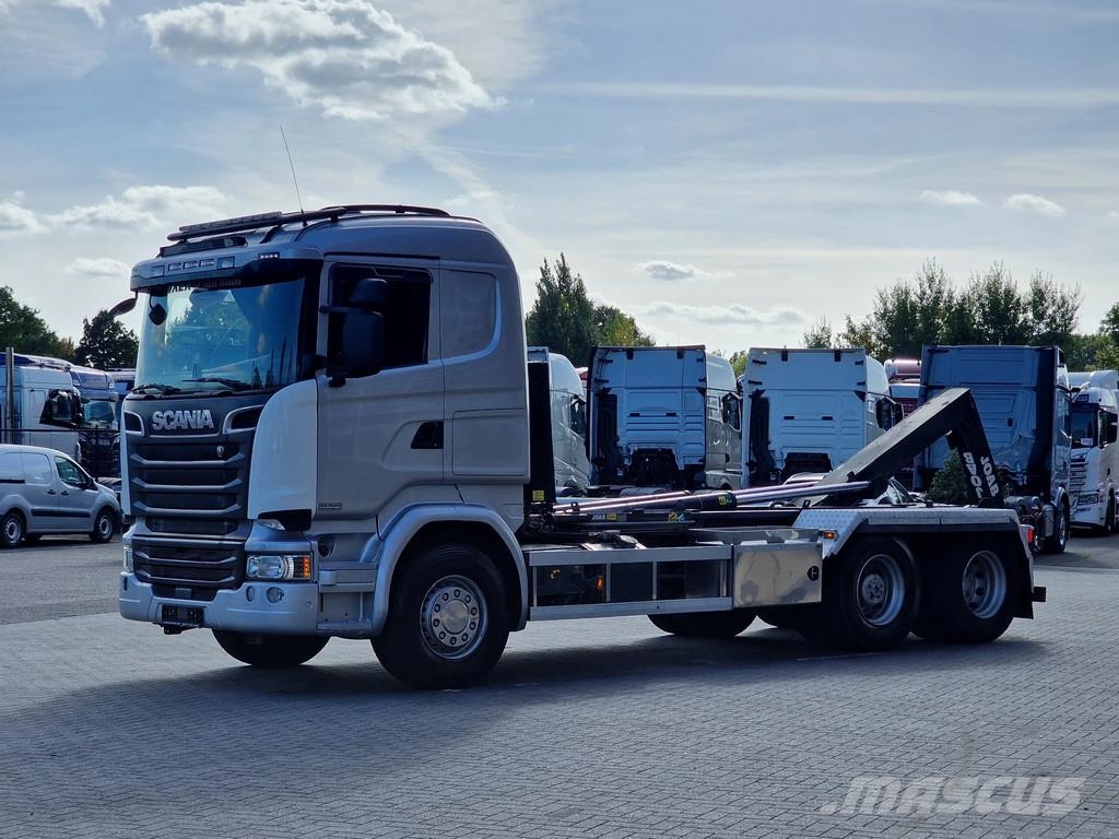 Scania R520 V8 6x2 - JOAB 20T Hooklift - Retarder - 4.50 Hook lift trucks